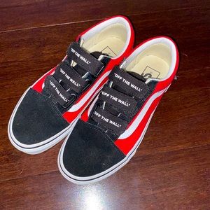 Checkered Velcro Vans